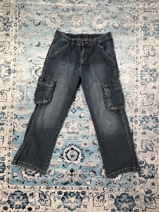 Wrangler Hero Originals Other - Wrangler Kids Dark Wash Cargo Jeans - Classic‎ Pocket Style